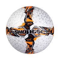 PELOTA PARA FÚTBOL TAMAÑO #5 PU JAPONÉS COSIDO DYNAMIC SHOWGOL NARANJA