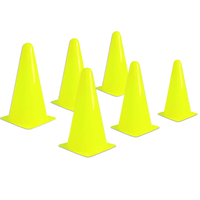 CONOS PARA ENTRENAMIENTOS DEPORTIVOS 25CM – PACK 6 UNIDADES AMARILLO
