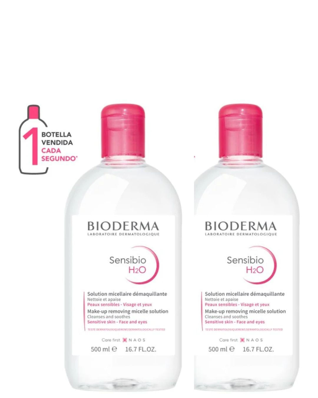 Duo Bioderma Sensibio H2O 500ml