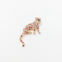 Broche Mujer Sfera Pantera Brillos Multicolor