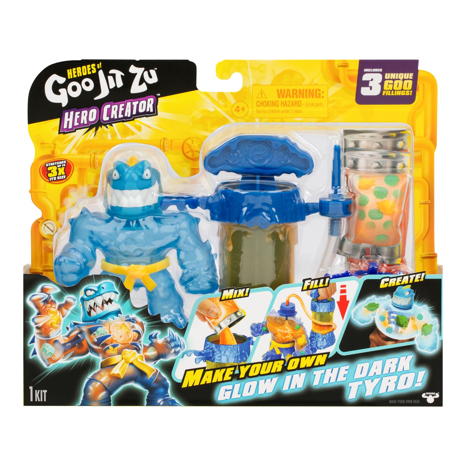 Set Creador De Héroes Meteor Madness Glow In The Dark Tyro