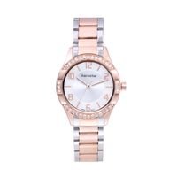 Reloj Aerostar Ae60002Atr Mujer Plateado / Oro Rosa Análogo