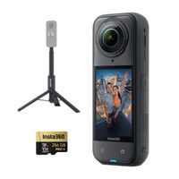 Insta360 X5 + Selfie Stick Tripode 105CM + Memoria 256GB Pro