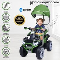 Correpasillo Guiador a Batería «FLAXSU» Verde