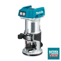 Ruteadora Makita DRT50Z LXT 18V BL 1/4""-3/8"" Sin Baterías