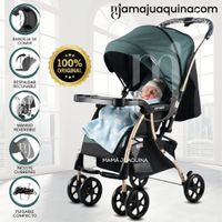 Coche Cuna de Lujo «OPPTIMO» Edición Limitada Verde