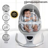 Silla Mecedora Didactica «STAR II» con Bluetooth Gris