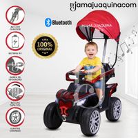Correpasillo Guiador a Batería «FLAMER PRO» Bluetooth Rojo