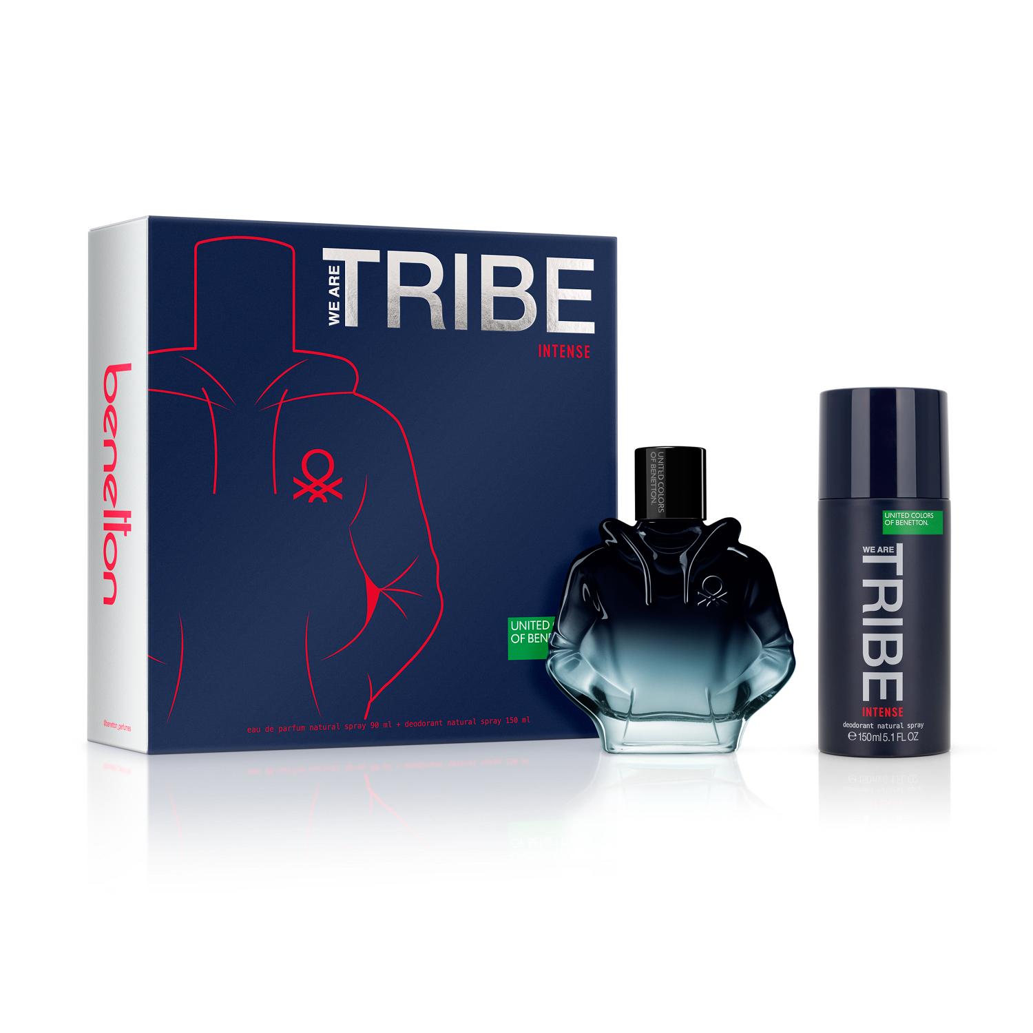 Set Perfume United Colors We Are Tribe Intense Hombre Edp 90 Ml + Desodorante 150 Ml