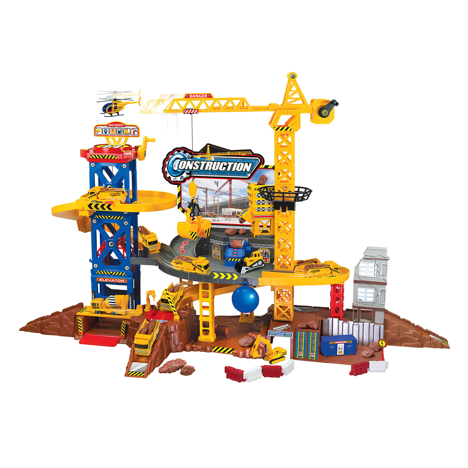 Set De Construcción Jumbo Construction 85 Piezas