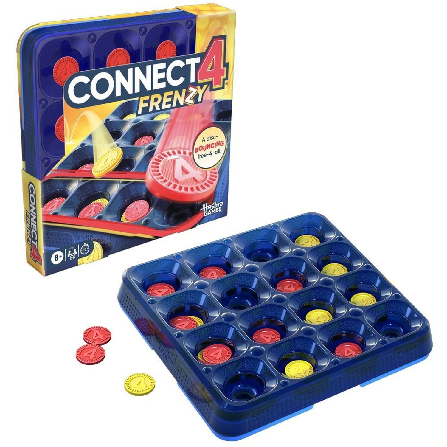 Juego De Mesa Hasbro Gaming Connect 4 Frenzy