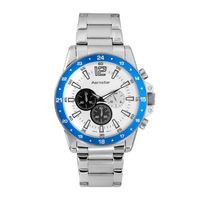 Reloj Aerostar Ae20004Abl Hombre Plateado Cronográfo