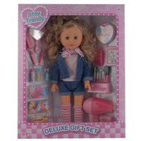 Muñeca Deluxe Con Set De Juego Para Cabello Stay Trendy 46 Cm