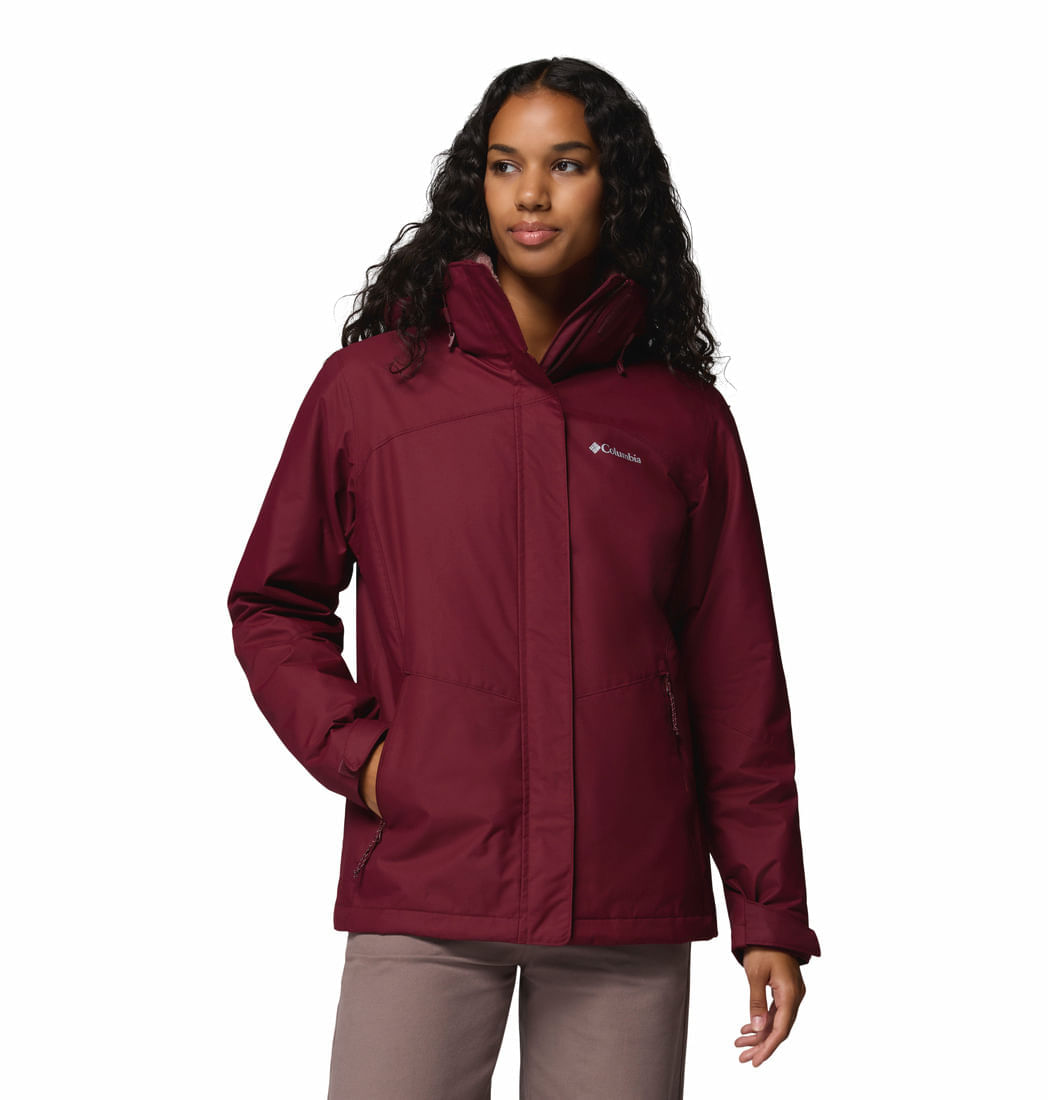Casaca Para Mujer 3 En 1 Bugaboo™ III Guinda Vestuario