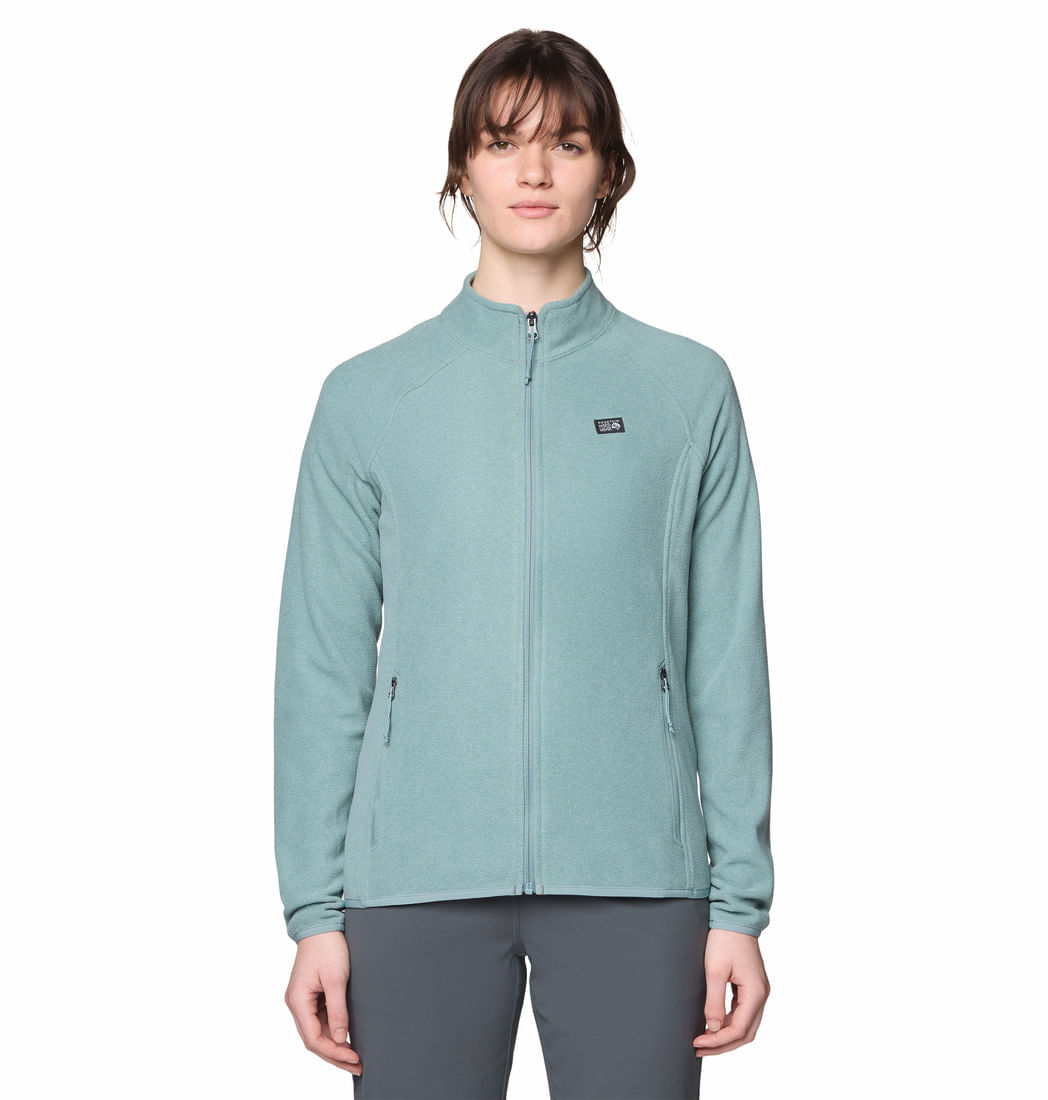 Polar Para Mujer Cierre Completo Microchill™ Azul Mountain Hardwear