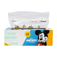 Bolsa Sandwich Mickey 40 unidades Disney