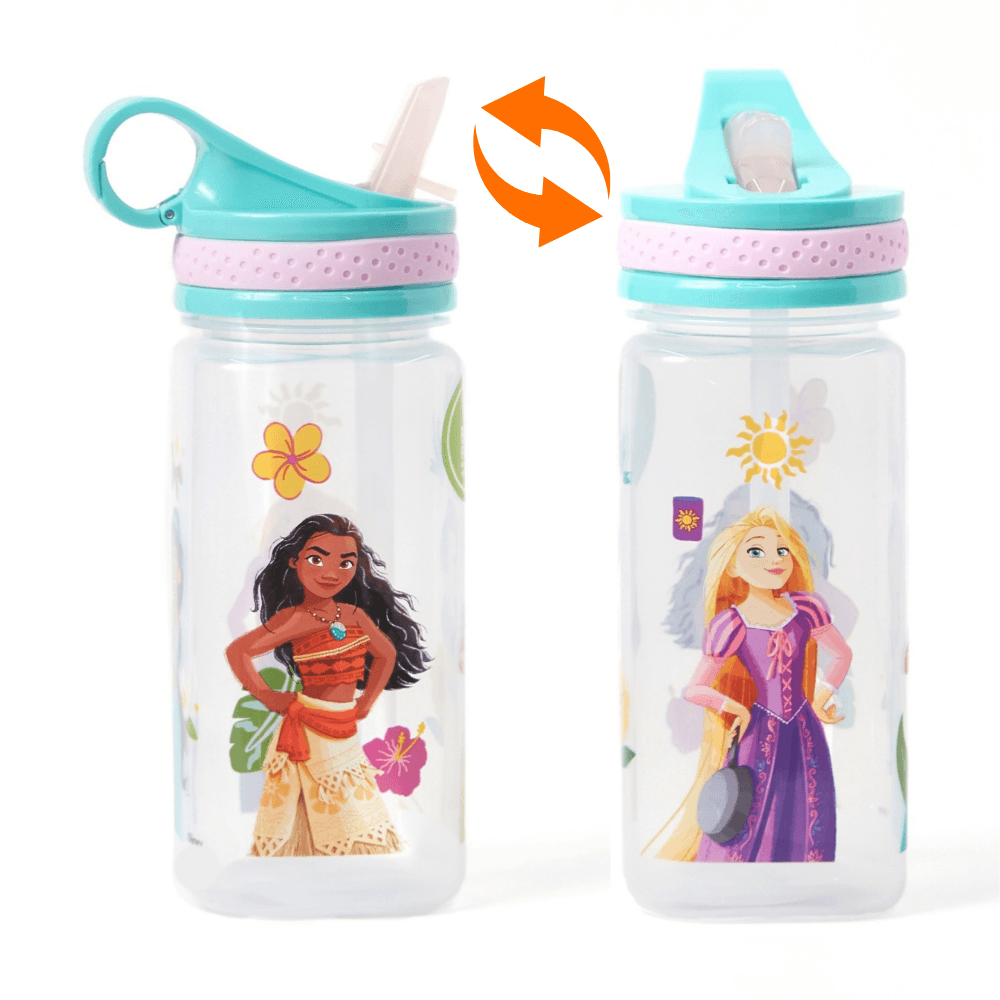 Botella Cuadrada Princesas Disney