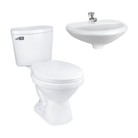 Inodoro 2 Piezas Rapid Jet Universal + Lavatorio Eco