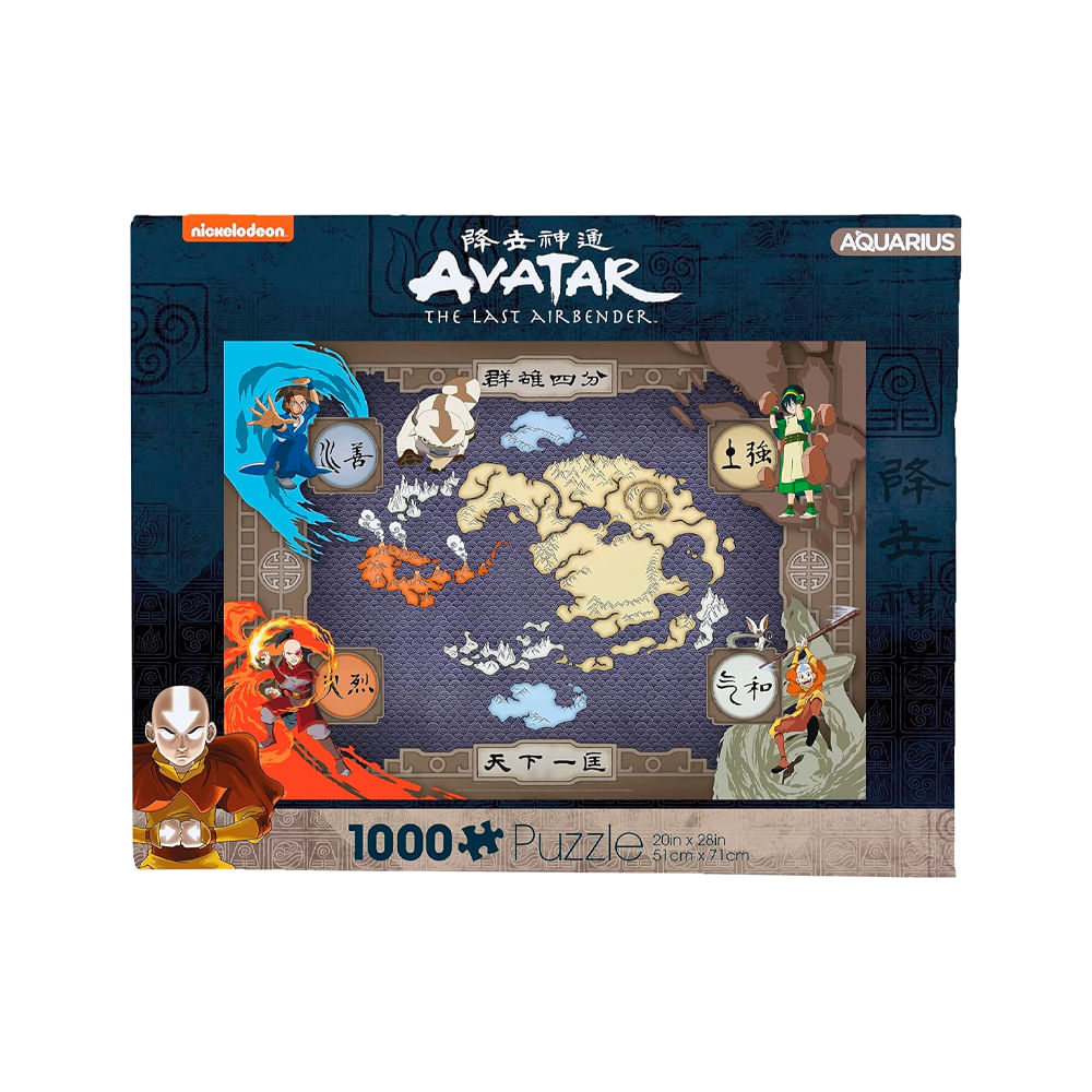 Rompecabeza AQUARIUS Avatar Mapa 1000 Piezas