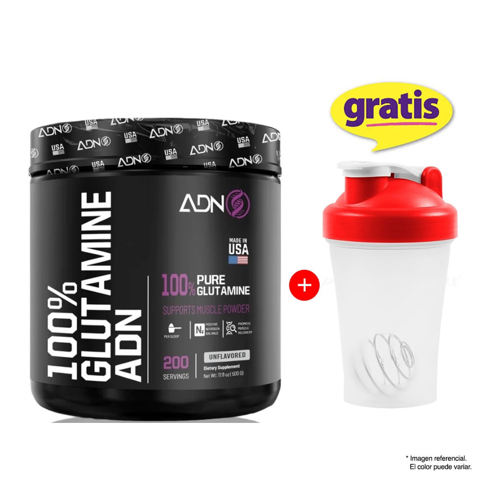 Glutamina 500 gr ADN Nutrition Americana