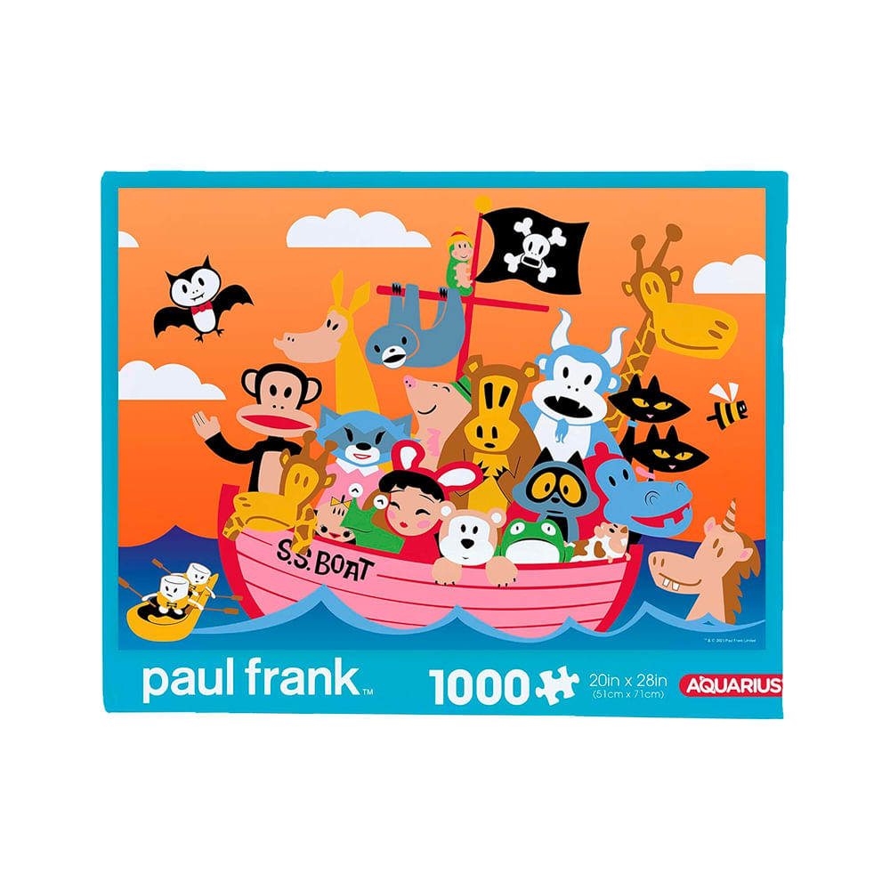 Rompecabeza AQUARIUS Paul Frank Pirate Ship 1000 Piezas