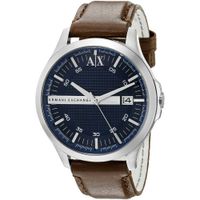 Reloj Armani Exchange Hampton AX2133 Fecha Correa de Cuero Marrón