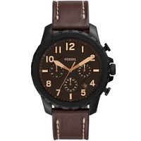 Reloj Fossil Bowman FS5601 Fecha Cronómetro Correa de Cuero Marrón