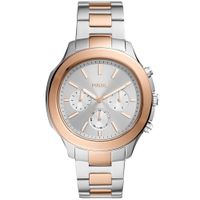 Reloj Fossil Windfield BQ2591 Acero Inoxidable Oro Rosa Plateado