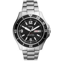Reloj Fossil FB-02 FS5687 Fecha Acero Inoxidable Plateado Negro