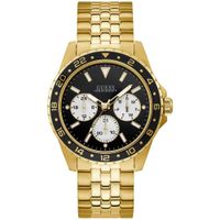 Reloj Guess Odyssey W1107G4 Multifuncional Acero Inoxidable Dorado Negro