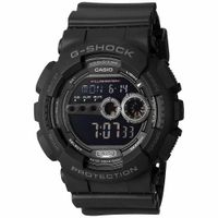 Reloj Casio G-Shock GD100-1B Digital Luz de Fondo Acuático Negro