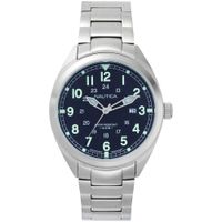 Reloj Nautica Battery Park NAPBTP004 Fecha Acero Inox Plateado Azul