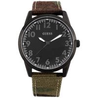 Reloj Guess Perry U1329G1M Acero Negro Correa de Nailon Camuflado
