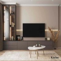 Mesa de TV Bear con Luces Led  Color Plomo/Capri TU MESITA