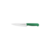 Cuchillo para Carne Tramontina Profissional con Lámina en Acero Inoxidable y Mango de Polipropileno Verde con Protección Antimicrobiana 6""
