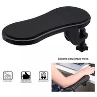 Soporte de Brazo para Escritorio Ideal para Muñeca y Mano en Mouse Negro Playpro