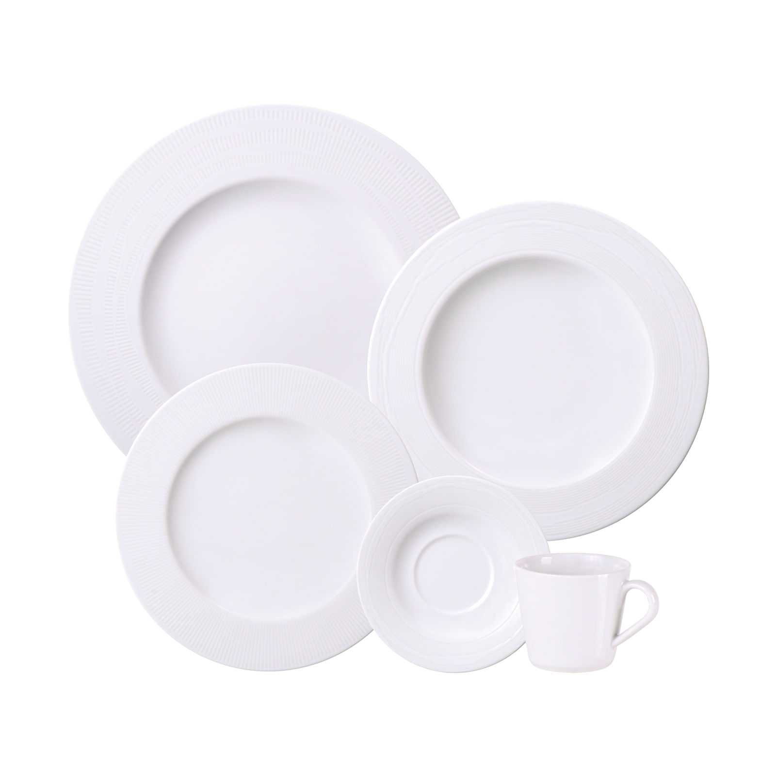 Vajilla Tramontina Nexus en Porcelana Decorada 20 Piezas