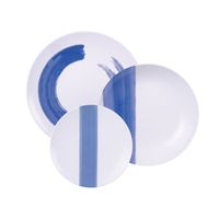 Juego de Platos Tramontina Soho en Porcelana Decorada 12 Piezas