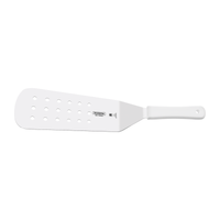 Espátula para Frituras Tramontina Profesional con Lámina en Acero Inoxidable y Mango de Polipropileno Blanco 9x3""