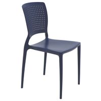 Silla Tramontina Summa Safira en Polipropileno y Fibra de Vidrio Azul Yale