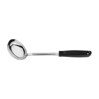 Cucharón Tramontina Utilitá en Acero Inoxidable con Mango de Polipropileno Negro