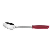 Cuchara para Servir Tramontina Utilità en Acero Inoxidable con Mango de Polipropileno Rojo