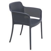 Silla Tramontina Summa Gabriela en Polipropileno y Fibra de Vidrio Azul Navy
