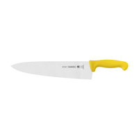Cuchillo para Carne Tramontina Profesional con Lámina en Acero Inoxidable y Mango de Polipropileno Amarillo 12""