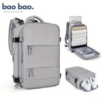 Mochila para Mujer Grande para Viajes Paseo Maleta de Viaje Impermeable - Gris
