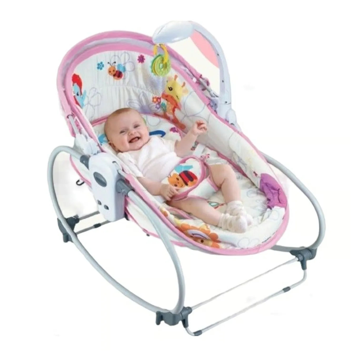 Mecedora para bebé Versatile Musical 6 en 1 Color Rosado
