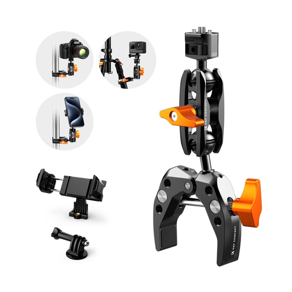Abrazadera con Brazo 1/4"" K&F Concept KF31.083 MS13