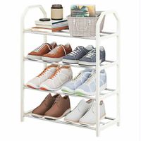 Zapatera Organizador de Calzado Zapatos de 4 Niveles Multiusos