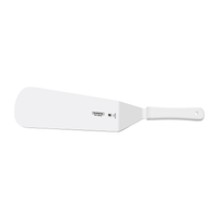 Espátula para Frituras Tramontina Profesional con Lámina en Acero Inoxidable y Mango de Polipropileno Blanco 9x3""