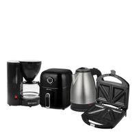 Cuatricombo Freidora+Cafetera IECM608N+Hervidor+Sandwichera Imaco